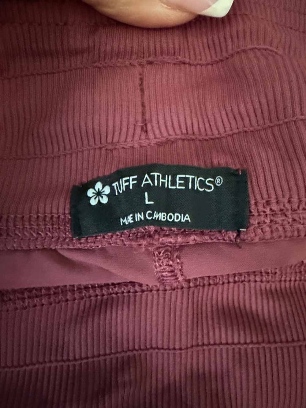 Tuff Athletics Mauve Pull-On Athletic Shorts - Picture 3 of 3